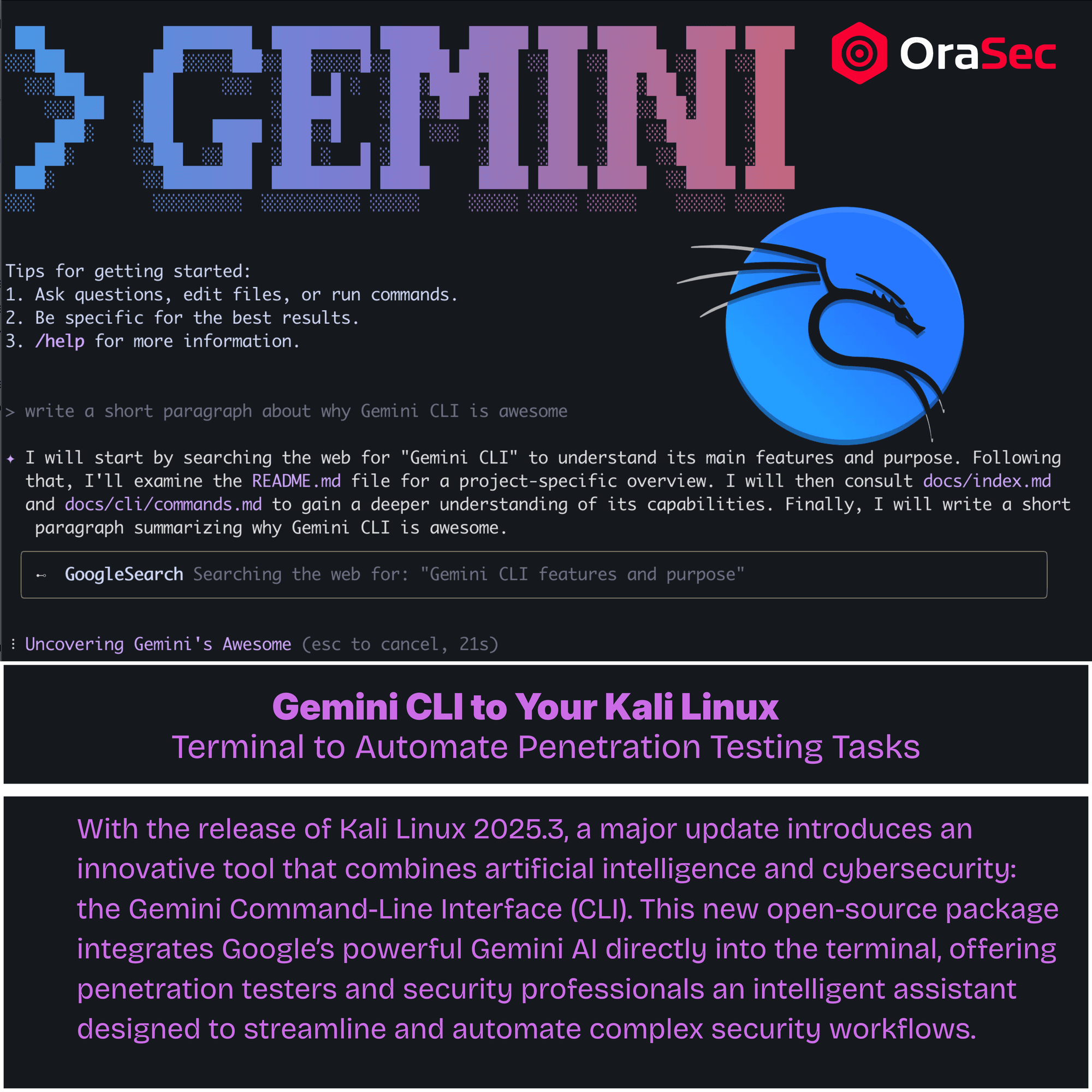 Gemini CLI for Kali Linux Penetration Testing Automation: The AI Force Multiplier
