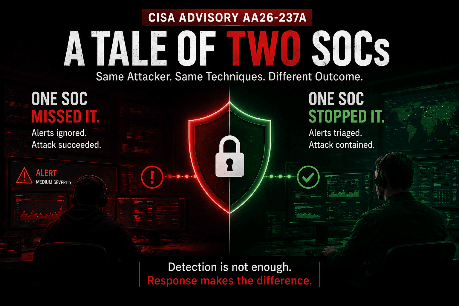 CISA Red Team: Why One SOC Contained the Attack and One Didn't