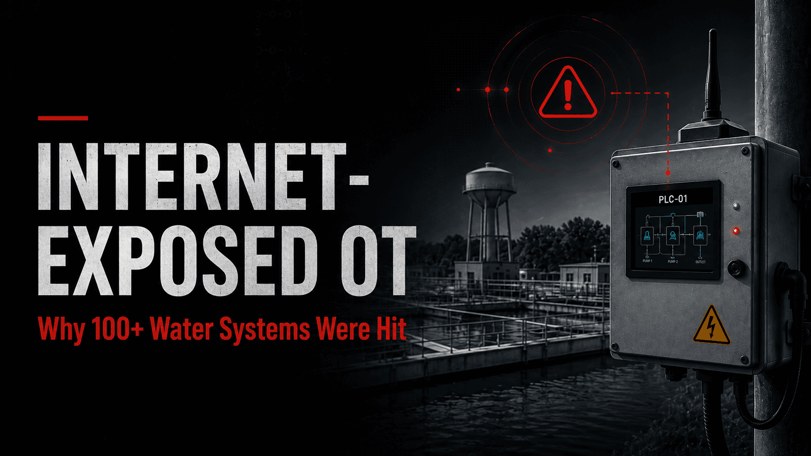 Internet-Exposed OT: Why 100+ Water-Sector Systems Were Targeted