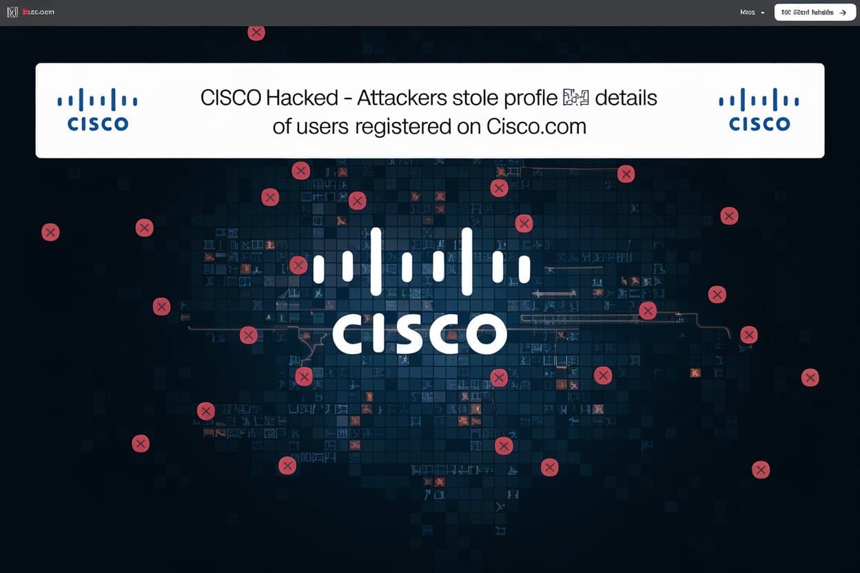 Cisco hacked data breach affecting user profiles cybersecurity