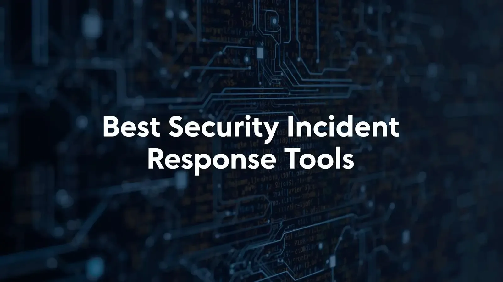 Best Security Incident Response Tools