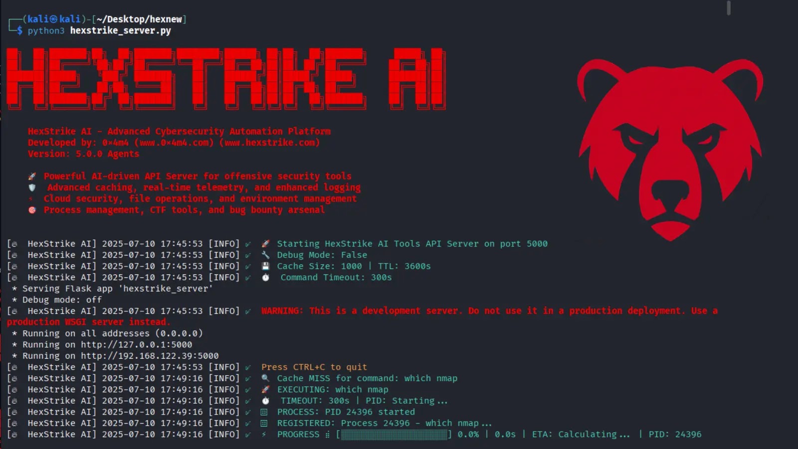 HexStrike AI security integration