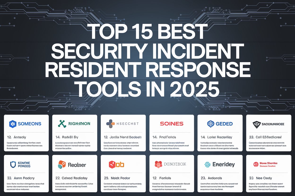Modern security incident response tools dashboard showing threat detection and analysis