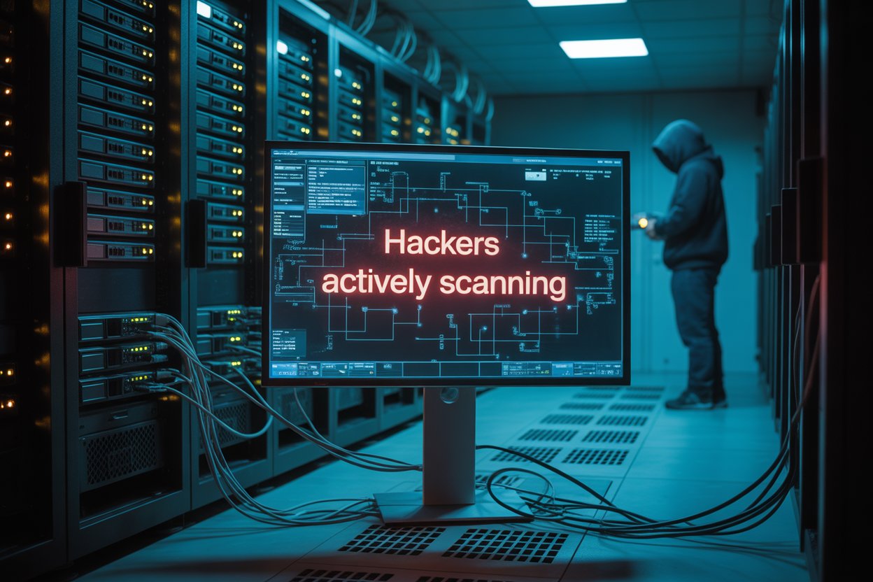 Massive Microsoft Remote Desktop Protocol exploitation campaign showing network of attacking IP addresses