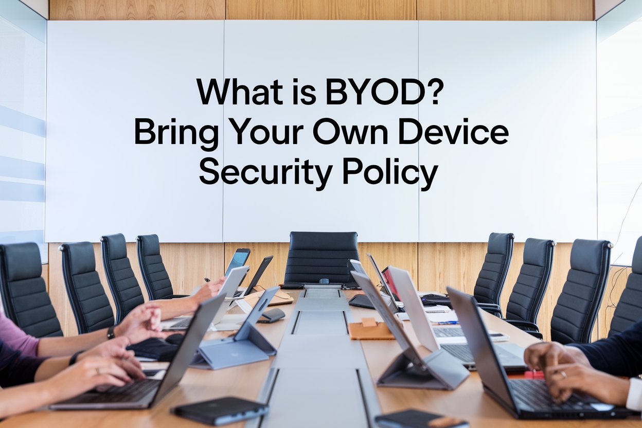 BYOD bring your own device security policy framework illustration