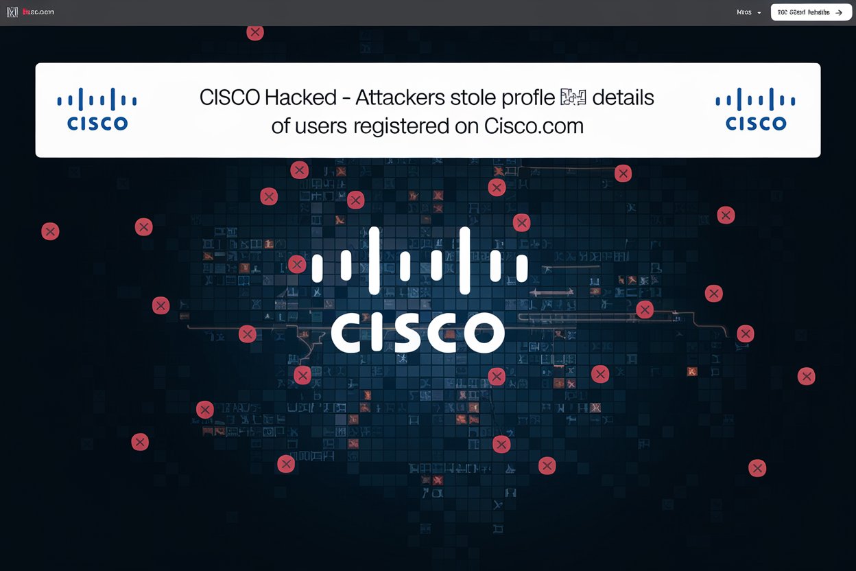 Cisco hacked data breach affecting user profiles cybersecurity